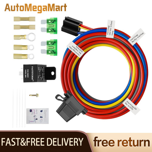 Electric fuel pump relay kit - pump,