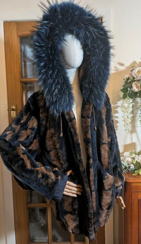 Sheared mink raccoon fur - raccoon,