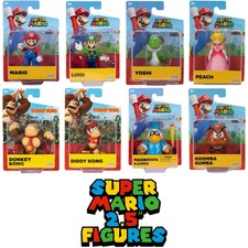 Super Mario 2.5 Inch Figures Nintendo Jakks Pacific 6cm