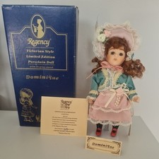 Rare porcelain doll regency fine arts Victorian style 'Dominique '