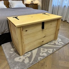 Solid Pine Handmade Chest /