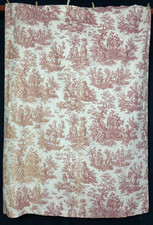 Vintage French Beautiful Toile