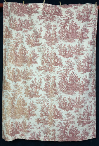 Vintage french beautiful toile - french,
