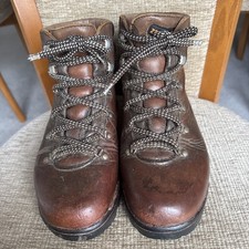 Zamberlan 303 Brown Leather Hiking Walking Boots Size 40 UK 6.5 Vibram Soles