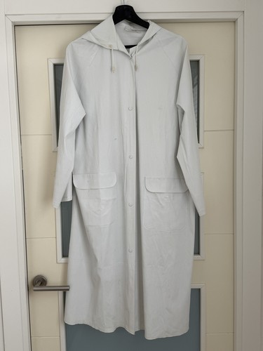 Retro pvc rain coat - pvc,