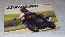 KAWASAKI ZZ-R600/500 ZX600-D3 ZX500-C3 MOTORCYCLE BROCHURE P/N99948-1090 ALL-E