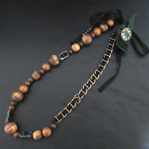 Marni wood bead chain - marni,