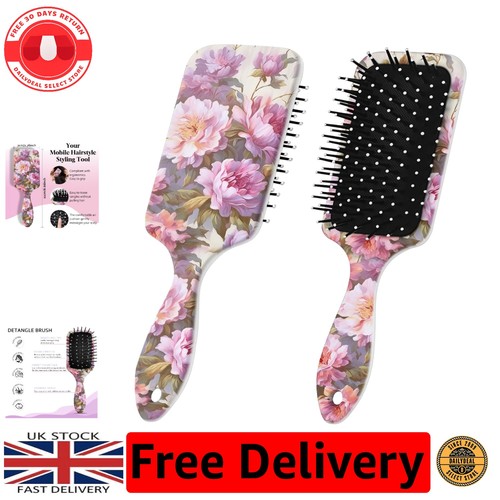 Ergonomic paddle detangler - ergonomic,