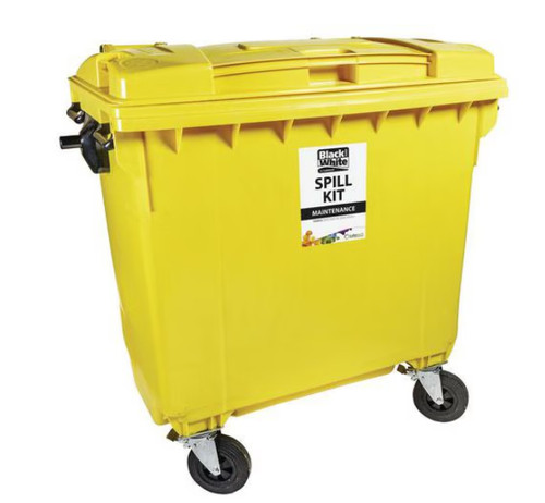 Wheelie bin spill kit 600l - kit,