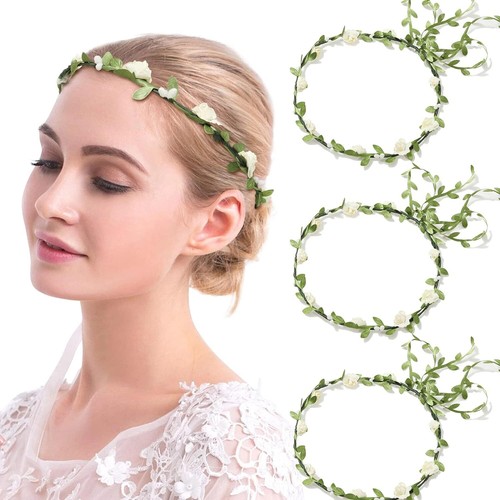 Awaytr 3pcs flower crown - flower,
