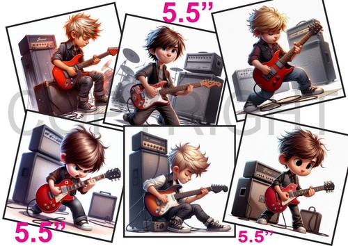 Card toppers 5 guitar - xl,