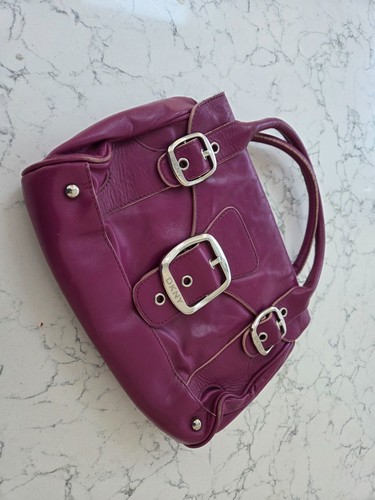 Dkny leather shoulder bag - dkny,