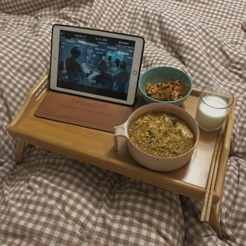 Adjustable bamboo laptop - bamboo,