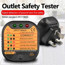 3 Pin Mains Socket Tester