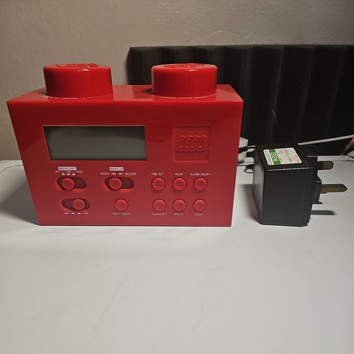 Red lego brick - am/fm, radio