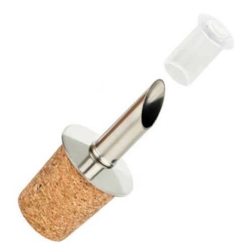 Viking natural cork pourer - pourer, w/