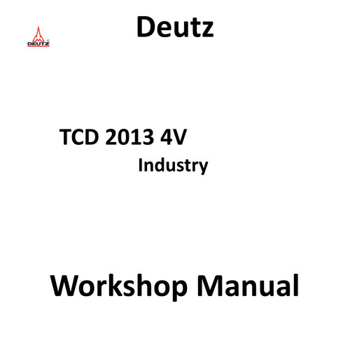 Deutz tcd 2013 service - 4v,