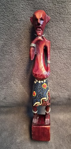 Vintage hand carved - carved, wooden