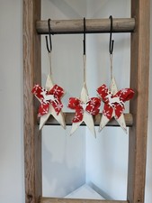 Christmas barn star tree Decorations x3 