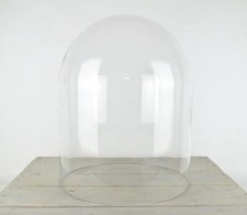 EMH Large Glass Dome Display Cloche Bell 45 x 35.5 cm