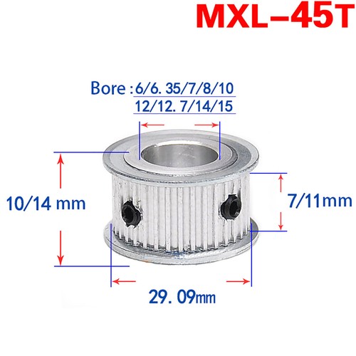 Mxl 45t synchronous wheel - mxl-45t,