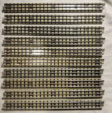 10 x HORNBY DUBLO 3 RAIL Straight Track Pieces