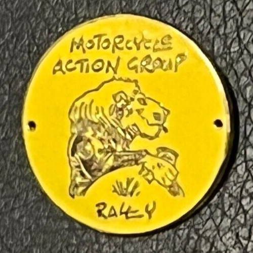 Motorcycle pin badge - motorcycle,