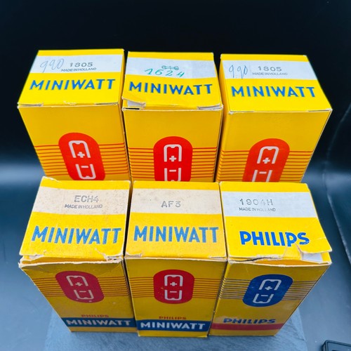 Philips miniwatt vintage - 6x,