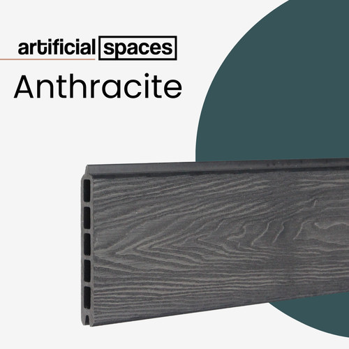 Anthracite composite fencing - composite,