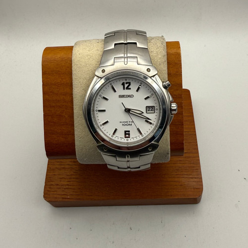 Seiko kinetic 100m - seiko, white
