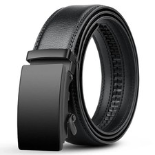 Men's Leather Ratchet Belt for