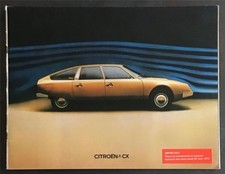 CITROEN CX Car Sales Brochure 1974-75 CX2000 & CX2200