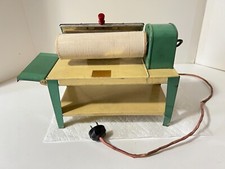 ANTIQUE CHILD's TOY MANGLE DOLL CLOTHES IRON WIND-UP & ELECTRIC