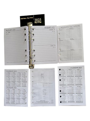 Diary inserts 2025 suitable - 2025,