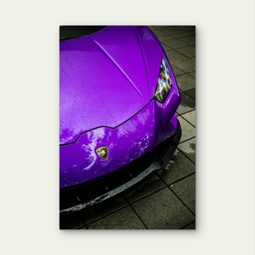 Purple lamborghini close - purple,
