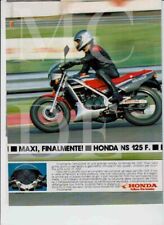 advertising Advertising -1985 -MOTORCYCLE HONDA NS 125 F-GARELLI TIGER 125 XRD