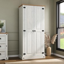 Corona Wardrobe 2 Door White