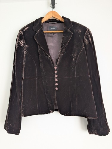 Per una silk blend velvet - una,