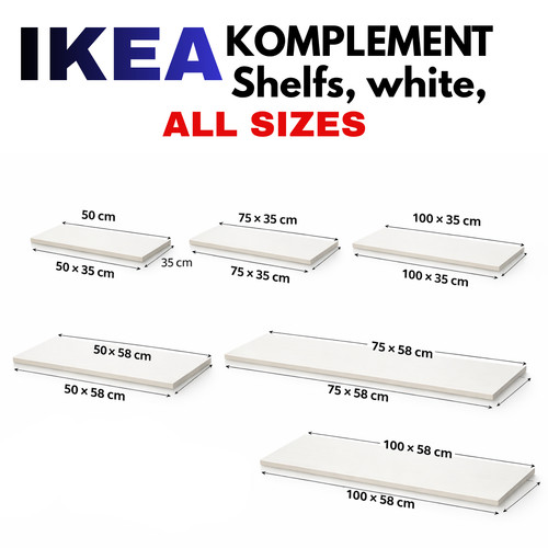 Ikea komplement shelf - ikea, pax