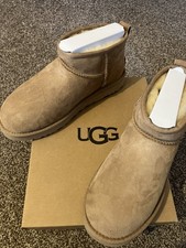 UGG Classic Ultra Mini Boot Chestnut Size 6 UK Fast Delivery