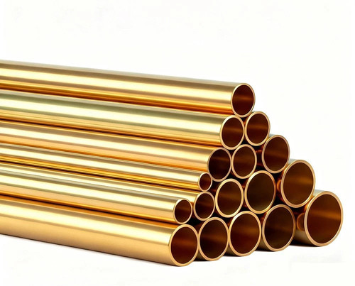 Brass round tube pipe 300mm - brass,