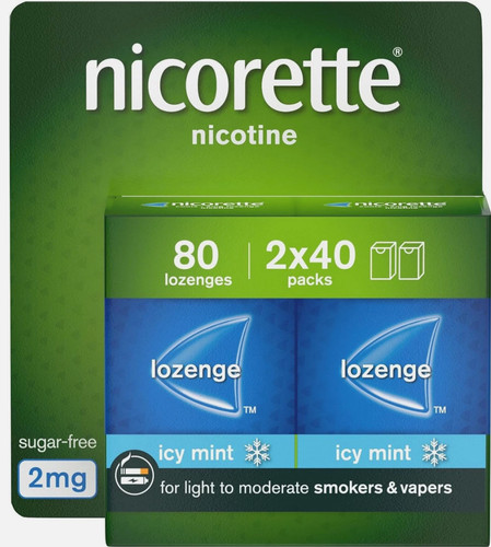 Nicorette cools 2mg lozenge - lozenge, 80