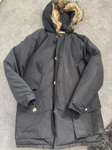 Men woolrich black parka - men's,