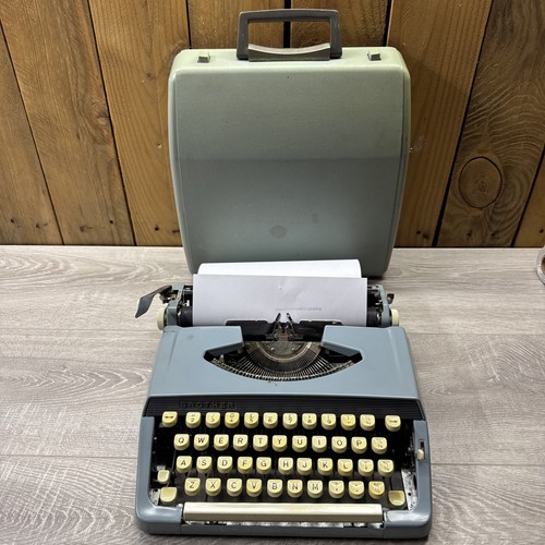 Portable brother typewriter - brother,