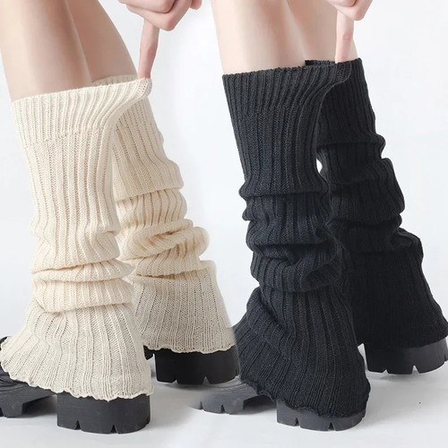 Women knitted leg warmers - women's,