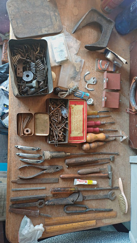 Vintage mixed hand tools - vintage,