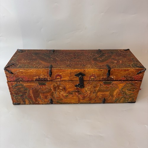 Antique himalayan painted - antique,