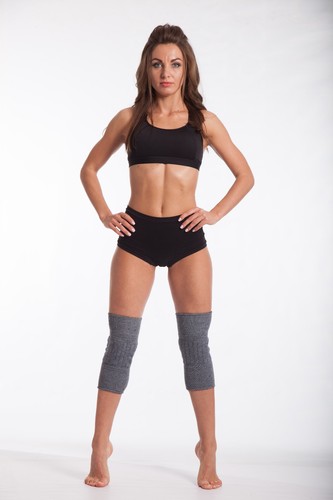 High quality cashmere knee - high,