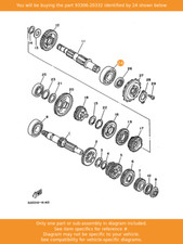 YAMAHA Bearing, 93306-20332
