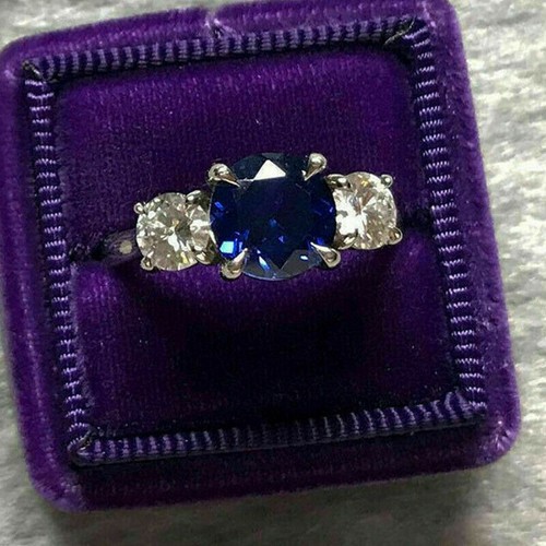 60ct round cut - 3.60ct, sapphire